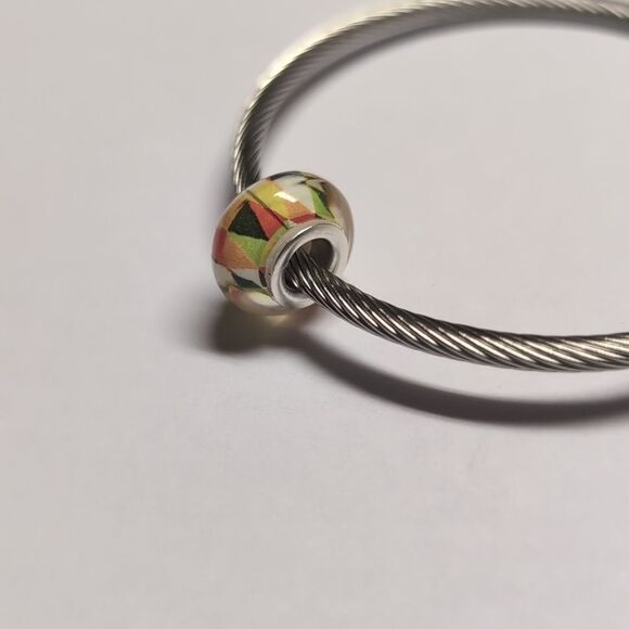 Silver Christmas Charm for Pandora Style Bracelet - Picture 5 of 5